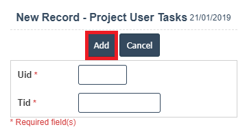 user task add
